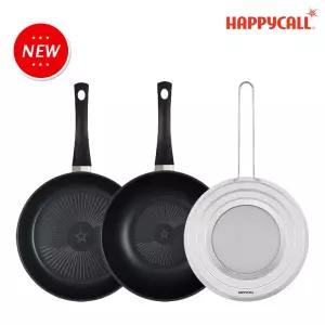해피콜 NEW 컴포트 다이아몬드 후라이팬 3종세트(28팬+28웍+멀티커버)