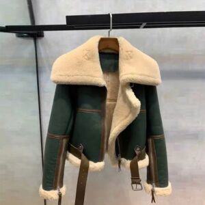 겨울 여성 무스탕 두꺼운 점퍼 크롭 하프 뽀글이 자켓 양털 숏 털 재킷 따뜻한