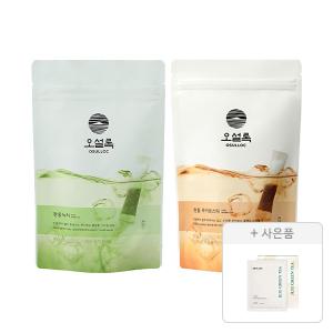 오설록 찬물녹차 20입, 1개+찬물 루이보스 티 20입, 1개+증정(제주 그린티 시트 마스크 2매(견), 1개)