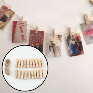 [제이커머스]벽 사진꾸미기 사진걸이 노끈 사진집게 집게 세트 노끈사진걸이 폴라로이드사진걸이 벽사진걸