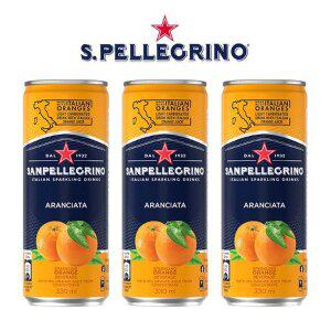 [기타]산펠레그리노 아란시아타 오렌지 330ml x 24캔 과즙 탄산 카페 음료