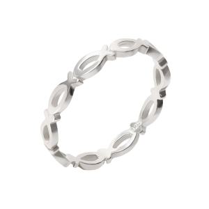 [라울스톤] 925 silver 여성 데일리 패션 엘리아 자녀운 풍요 재물 행운 물고기 피쉬 은반지 애끼링