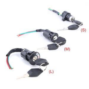 오토바이키박스 점화 스위치 전원 잠금 장치 범용 전기 자전거 스쿠터용 휴대용 방진 사이클링 부품