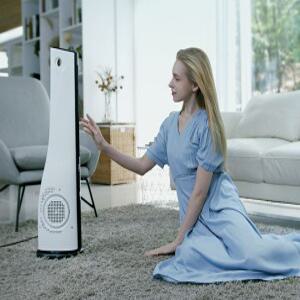 일렉트로지 저소음 타워형 날개없는 선풍기