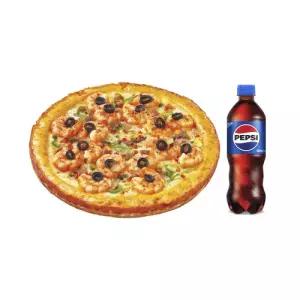 [미스터피자] 쉬림프골드M+콜라500ML