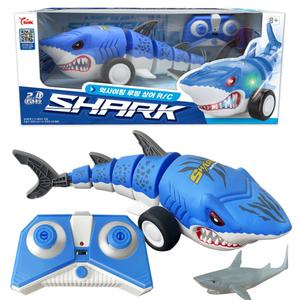 씽크 익사이팅 무빙 상어 RC 움직이는 작동완구 자동차 RC카 샤크 피규어 조종기 세트 어린이 장난감
