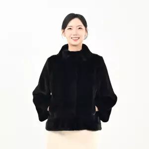 (WJ) 코펜하겐 퍼 휘메일 블랙 밍크코트(522) 국내생산 본사직영(WJN823BA2522)