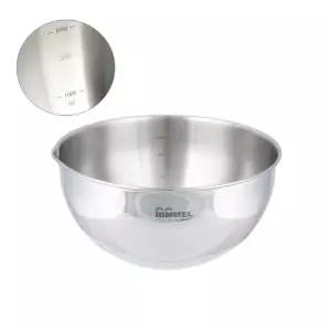 힘멜 스텐 계량 믹싱볼 (24cm 3L) 스텐양푼/믹싱볼/소쿠리/거름망/스텐볼/파스타볼/샐러드볼/스텐/바구니