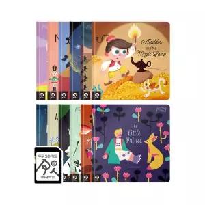 [두두스토리]2025 NEW 두두 그림자극장 무빙 이야기 확장 SD카드-영어명작 30가지 이야기