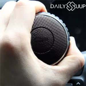 데일리썹 벌집 패턴 자동차 파워 핸들 핸들봉 블랙/파워봉/차량/손잡이/핸들링/핸들릴/보조/꺽기/고급/운전