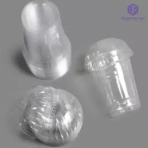 퍼플업 아이스테이크아웃컵 카페컵 투명 돔뚜껑 세트 10개