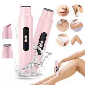 전기 여성용 면도기 듀얼 다리 머 제모기 바디 2in1 헤어 니 얼굴