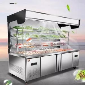 마라탕냉장고 업소 밧드포함 식당 야채 재료 커튼형 저온