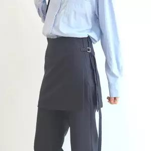 [헤이데이즈]1287 랩 레이어드 슬랙스 와이드 팬츠 스커트바지 치마바지_P411243504