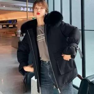 3컬러 겨울 소매 겨울코트 털안감 하프 겨울점퍼 셔링 겨울 여자 점퍼 하프 코트 여성