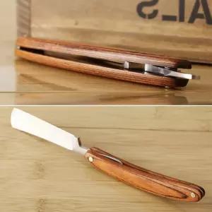 바버샵 클래식 면도기 고급 전문가 이발소 외날 일자 면도칼 수동 면도날 쉐이빙