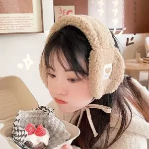 목도리 니트 귀마개 겨울 귀도리 털모자 가 뽀글이 여성 러블리 베어 보온 특별 한정수량