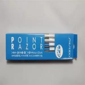 일본 시세이도 포인트 레이저 5개입 , 눈썹칼 눈썹 솜털 앞머리 면도기