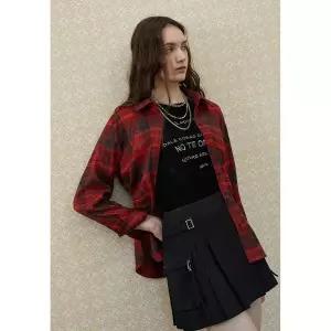 [에고이스트](센텀시티점)[이시안착용]사이드 턱 카라 블라우스 (ER4WB061)