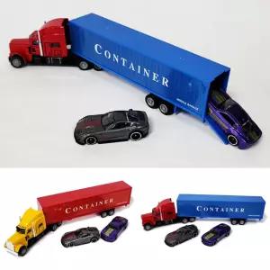 이종욱토이 UK메탈 트레일러세트 컨테이너 트럭 중장비 자동차 다이캐스트 미니카 피규어