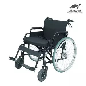 라이프 헬퍼 프리미엄 접이식 수동 휠체어 K2 (드럼디스크 브레이크) 장애인