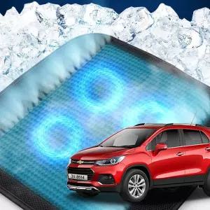 올뉴트랙스 호환 차량용 쿨링시트 메쉬 4팬의자방석 아이스 휴대용 용통풍 여름용자동차 용매쉬 용쿨 사무