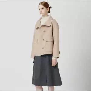 [롯데백화점]씨씨콜렉트 하이넥 핸드메이드 숏 코트(C254MSG501)