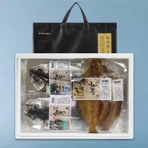 제주도 반건조생선 혼합 엄선세트  민어+고등어+삼치+가자미 각 1미) 총 4미 1.2kg 미당 300g