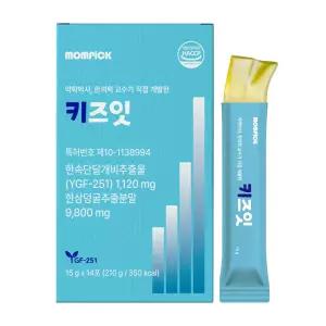 맘픽 키성장 영양제 키즈잇 1박스/한삼덩굴 추출분말/성장기 어린이 키크는 젤리