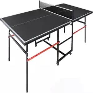 하오캉 4.5피트 /6피트 /8피트 중형 탁구대 세트 접이식 및 휴대용 테이블 실내 야외 가족 게임용