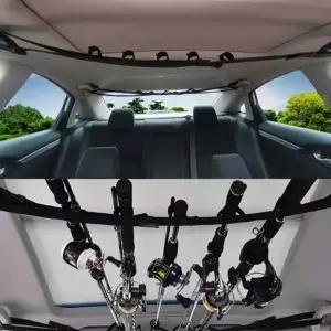 [셀러에이드]자동차 낚시대 릴 거치대 차량용 로드 보관 홀더 밴드