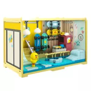 오타마톤 블록 퍼즐 장난감 수집품 라인 프렌즈 샐리 BNS