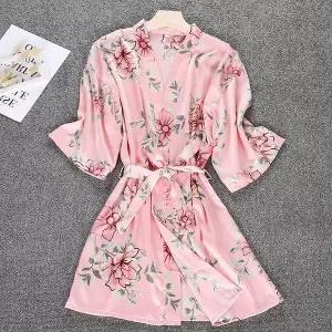 [하프클럽/]골프입문 로브 실크 골프가운 플라워