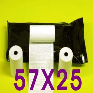 한솔정품 57X25X6지관(무지)-100롤/PDA용지/무선단말기/감열지/택시카드미터기용
