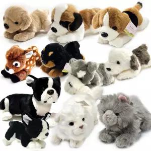 동물인형 베이비 클래식 귀여운 강아지 고양이 사슴 리얼 애착 인형