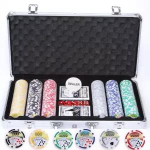 카지노칩/포커칩/숫자포커칩/300pcs/테이블보