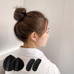 61sec 웨이크업볼륨핀 2개입 자연스러운 헤어뽕 핀 정수리 셀프 가르마 찍찍이 납작한 머리 똑딱핀 가채