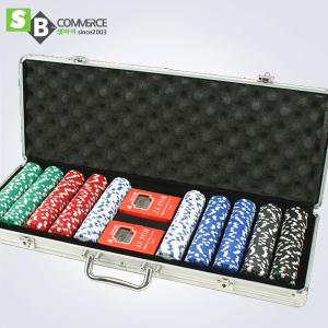 알루미늄케이스 카지노칩 포커칩 500P 풀세트
