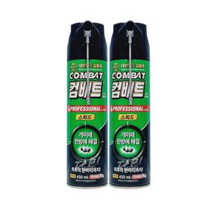컴배트 프로페셔널 스피드 에어졸 살충제 개미용 450ml x2개