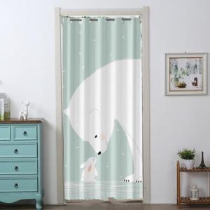 패브릭 도어 가림막 커튼 소형 대형 주방 가림막 베란다 방문 창문 가리개 압축봉