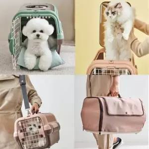 수호 릿첼 강아지고양이이동장 캠핑켄넬 싱글도어 더블도어