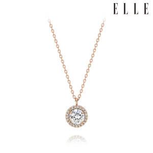[엘르주얼리] 서클 큐빅 목걸이 ELBRNN203