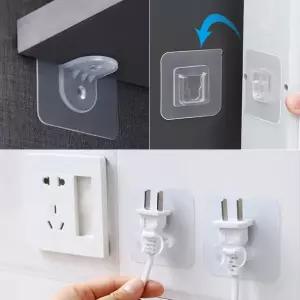 매직후크 무타공 결합 세트 매직 후크 투명 접착식 벽 거치대 고정 부착 걸이 열쇠 모자