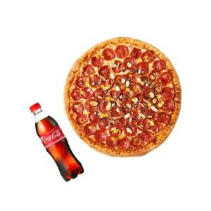 [반올림피자] 페파로니피자R + 콜라 500ml