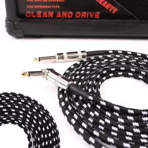 일렉 베이스 기타 악기 앰프 공연 케이블 1m 3m 연결 기타잭