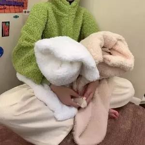 후드집업 플리스자켓 후드티 뽀글이 그린 다솜결 (43l3i)