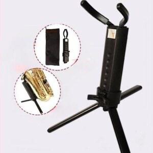 스탠드 에어로폰 받침대 삼각대 접이식 알토 트럼펫 휴대용 색소폰거치대 중음 색소폰