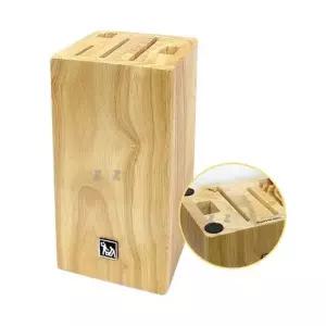 원목 5구 칼집 주방 논슬립 칼블럭 칼꽂이 칼홀더 원목칼집 가정용 논슬립 칼꽂이 원목칼꽂이