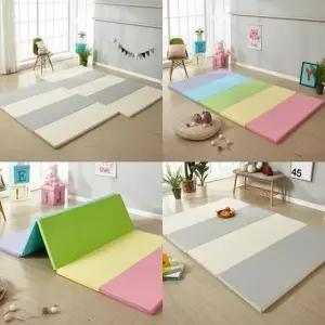 [4단 100x200] 4cm 층간소음매트 유아 놀이 폴더 매트