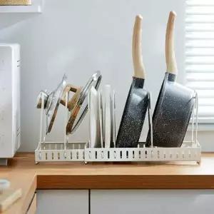 주방 TK07PD16 정리 선반 냄비뚜껑 후라이팬 정리 거치대